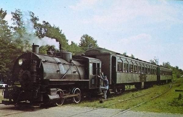 Old Number Eleven Locomotive Cadillac Lake City Rwy